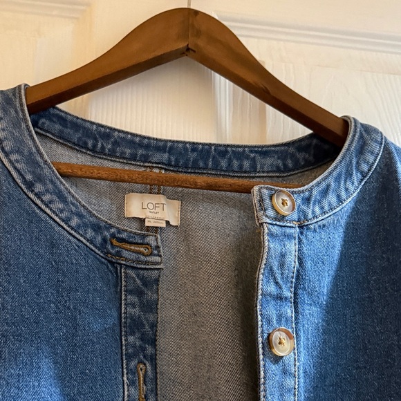 LOFT Blue Jean Jacket - Picture 4 of 7